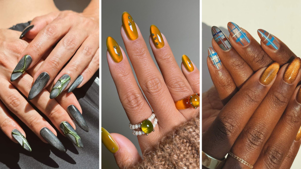 Velvet nail art trend