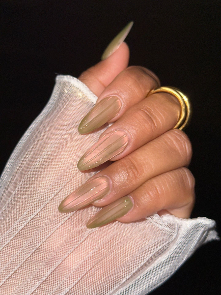 ribbed glass nails