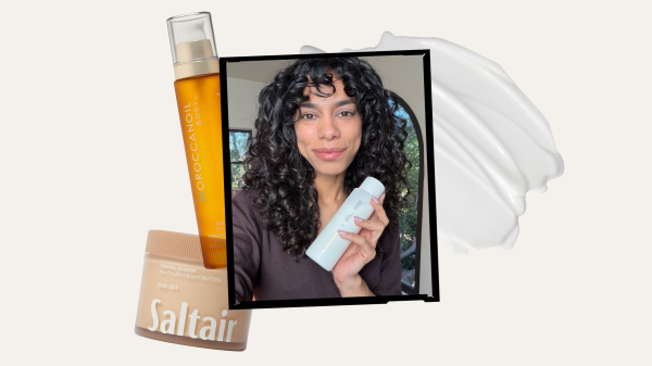 Image may contain Face Head Person Photography Portrait Adult Black Hair Hair Bottle and Shaker