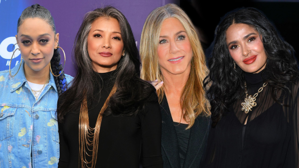 Tia Mowry Kelly Hu Jennifer Aniston Salma Hayek